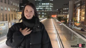 色白美顔女子大生の初撮りAVレビュー