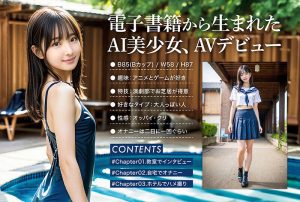 AI美少女のAVデビュー、デジタルな魅力を堪能