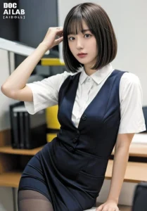 空想制服美少女 AI MODEL AV DEBUT 働くOL編